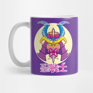 Samurai Holy Warrior -  Neon Mug